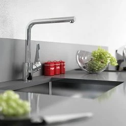 Hansgrohe Cento L Single Lever Kitchen Mixer - 14802000 -Kitchen Taps Sales Store 14802000 D2 460