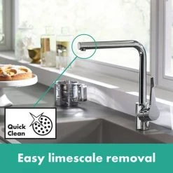 Hansgrohe Cento L Single Lever Kitchen Mixer - 14802000 -Kitchen Taps Sales Store 14802000 D3 460