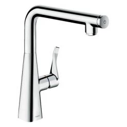 Hansgrohe Metris Select M71 Single Lever Kitchen Mixer 260 - Chrome - 14847000