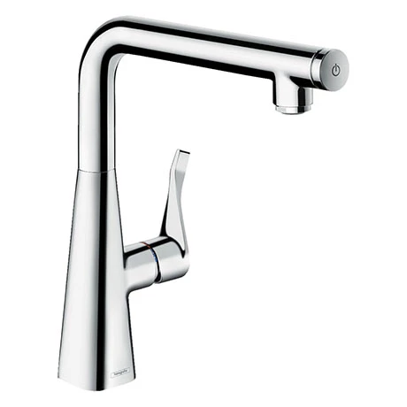 Hansgrohe Metris Select M71 Single Lever Kitchen Mixer 260 - Chrome - 14847000 1 Hansgrohe Metris Select M71 Single Lever Kitchen Mixer 260 - Chrome - 14847000