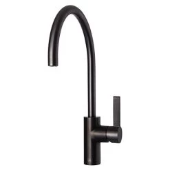 JTP Vos Brushed Black Single Lever Kitchen Sink Mixer