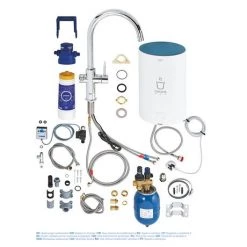 Grohe RED Duo Instant Boiling Water Kitchen Tap and M Size Boiler - Chrome - 30058001 7 Grohe RED Duo Instant Boiling Water Kitchen Tap and M Size Boiler - Chrome - 30058001 -Kitchen Taps Sales Store 30058001 D5 460