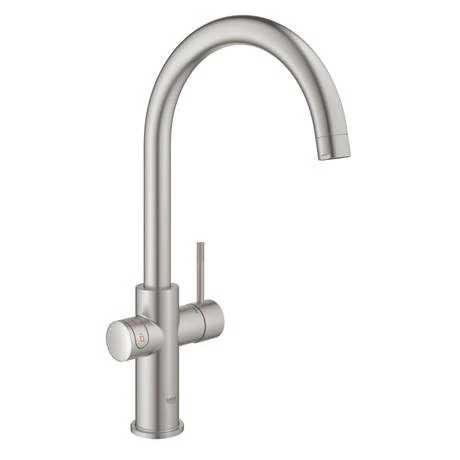 Grohe Red 2.0 Duo Instant Boiling Water Kitchen Tap and M Size Boiler - SuperSteel - 30058DC1 4 Grohe Red 2.0 Duo Instant Boiling Water Kitchen Tap and M Size Boiler - SuperSteel - 30058DC1 - Image 4