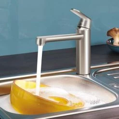 Grohe Eurosmart Cosmopolitan Kitchen Sink Mixer - SuperSteel - 30193DC0 -Kitchen Taps Sales Store 30193DC0 D1 460