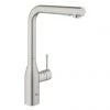 Grohe Essence Kitchen Sink Mixer with Pull Out Spray - SuperSteel - 30270DC0