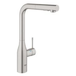 Grohe Essence Kitchen Sink Mixer with Pull Out Spray - SuperSteel - 30270DC0