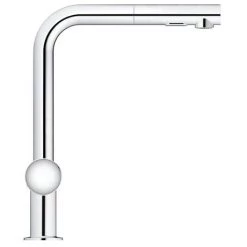 Grohe Minta Kitchen Sink Mixer with Pull Out Spray - Chrome - 30274000 -Kitchen Taps Sales Store 30274000 D5 460