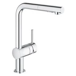 Grohe Minta Kitchen Sink Mixer with Pull Out Spray - Chrome - 30274000