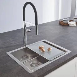 Grohe Essence Professional Kitchen Sink Mixer - Chrome - 30294000 -Kitchen Taps Sales Store 30294000 D4 460