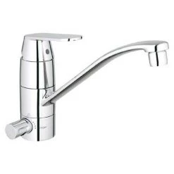 Grohe Eurosmart Cosmopolitan Kitchen Sink Mixer with Shut-Off Valve - 31161000