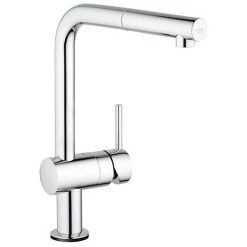 Grohe Minta Touch Electronic Kitchen Sink Mixer with Pull Out Spray - Chrome - 31360001