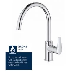 Grohe BauEdge Kitchen Sink Mixer - 31367001 -Kitchen Taps Sales Store 31367001 D2 460