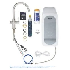 Grohe C-Spout Blue Home Duo Starter Kit - Stainless Steel - 31455DC1 -Kitchen Taps Sales Store 31455DC1 D2 460