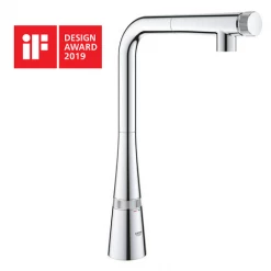 Grohe Zedra Smartcontrol Kitchen Sink Mixer with Pull Out Spray - 31593002