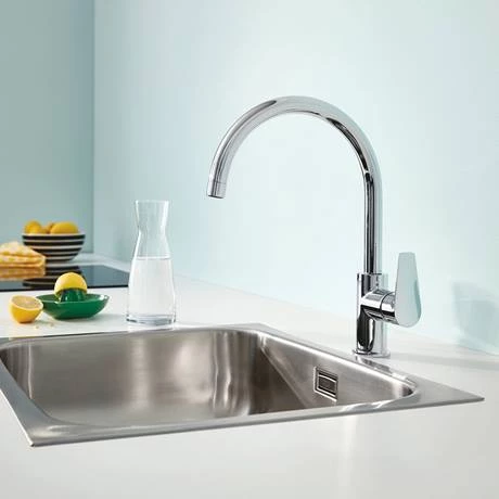 Grohe QuickFix Start Edge Single Lever Kitchen Sink Mixer - 31866000 3 Grohe QuickFix Start Edge Single Lever Kitchen Sink Mixer - 31866000 - Image 3