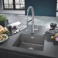 Grohe K7 Kitchen Sink Mixer with Professional Spray - SuperSteel - 32950DC0 -Kitchen Taps Sales Store 32950DC0 D3 460