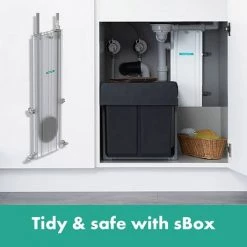 Hansgrohe Talis M54 Single Lever Kitchen Mixer 210 with Pull Out Spray and sBox - Chrome - 72801000 -Kitchen Taps Sales Store 72801000 D3 460