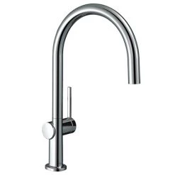 Hansgrohe Talis M54 220 C-Spout Single Lever Kitchen Mixer - Chrome - 72804000