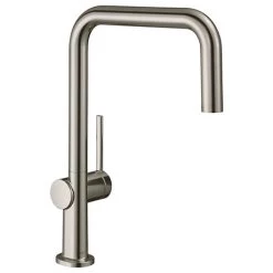 Hansgrohe Talis M54 220 U-Spout Single Lever Kitchen Mixer - Stainless Steel - 72806800