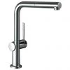 Hansgrohe Talis M54 270 Single Lever Kitchen Mixer with Pull Out Spray - Chrome - 72808000