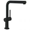 Hansgrohe Talis M54 270 Single Lever Kitchen Mixer with Pull Out Spray - Matt Black - 72808670