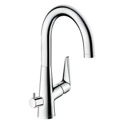 Hansgrohe Talis M51 Single Lever Kitchen Mixer 220 with Shut-Off Valve - 72811000