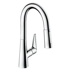 Hansgrohe Talis M51 Single Lever Kitchen Mixer 160 with Pull Out Spray - Chrome - 72815000