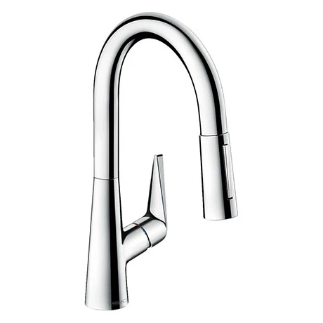 Hansgrohe Talis M51 Single Lever Kitchen Mixer 160 with Pull Out Spray - Chrome - 72815000 1 Hansgrohe Talis M51 Single Lever Kitchen Mixer 160 with Pull Out Spray - Chrome - 72815000