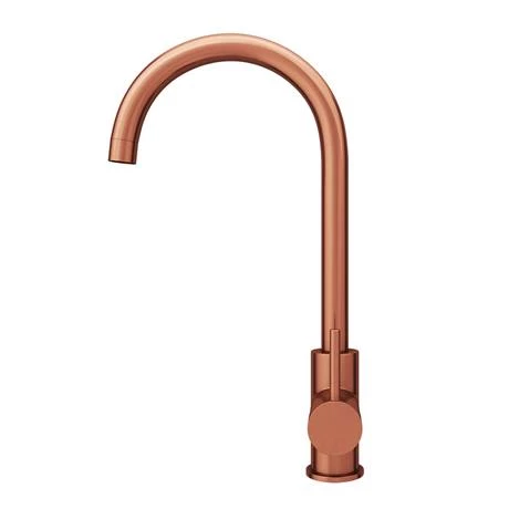 Alberta Modern Brushed Copper Kitchen Mixer Tap 2 Alberta Modern Brushed Copper Kitchen Mixer Tap - Image 2