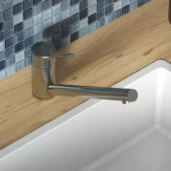 Ideal Standard Ceralook Silver Storm Single Lever Low Spout Kitchen Mixer 6 Ideal Standard Ceralook Silver Storm Single Lever Low Spout Kitchen Mixer -Kitchen Taps Sales Store BD571GN D2 460