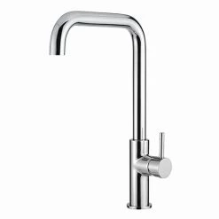 BagnoDesign M-Line Chrome Kitchen Sink Mixer with Swivel Spout