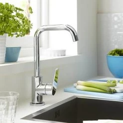 Bristan - Blueberry Easy Fit Monobloc Kitchen Sink Mixer - BLB-EFSNK-C -Kitchen Taps Sales Store BLB EFSNK C D1 460