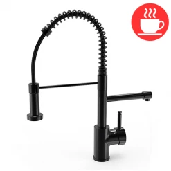 Bower Multiuse 3-in-1 Instant Boiling Water Tap - Matt Black with Boiler & Filter