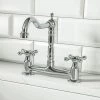 Britannia Classic Bridge Sink Mixer - Chrome