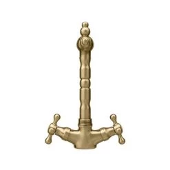 Britannia Classic Mono Sink Mixer - Brushed Brass -Kitchen Taps Sales Store CLSM2 D5 460