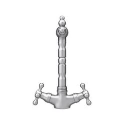 Britannia Classic Mono Sink Mixer - Brushed Nickel -Kitchen Taps Sales Store CLSM3 D5 460