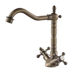 Britannia Antique Brass Classic Mono Sink Mixer