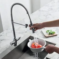 Crosswater Cook Dual Control Kitchen Mixer with Flexi Spray - CO711DC 5 Crosswater Cook Dual Control Kitchen Mixer with Flexi Spray - CO711DC -Kitchen Taps Sales Store CO711DC d2 460