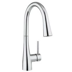 Crosswater Cook Side Lever Kitchen Mixer with Concealed Dual Function Spray - CO714DC
