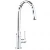 Crosswater Svelte Side Lever Kitchen Mixer - SE714DC