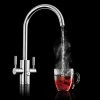 Rangemaster Geo Trend 4-in-1 Instant Boiling Hot Water Tap - Chrome