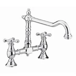 Bristan - Colonial Bridge Kitchen Sink Mixer - Chrome - K-BRSNK-C