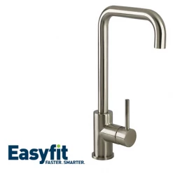 Bristan Lemon EasyFit Kitchen Sink Mixer - Brushed Nickel - LMN-EFSNK-BN