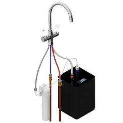 Bower Marple Traditional Chrome Instant Boiling Water Kitchen Tap (Includes Tap, Boiler + Filter) -Kitchen Taps Sales Store M027 PK d2a 460