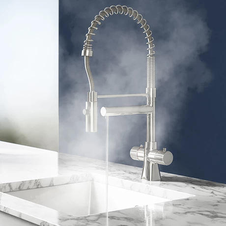 Bower Madrid Directional Spray Instant Boiling Water Tap With Boiler & Filter 1 Bower Madrid Directional Spray Instant Boiling Water Tap With Boiler & Filter
