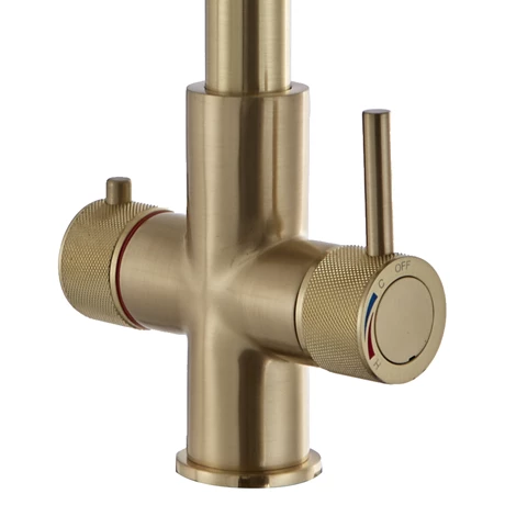 Bower Madrid Directional Spray Instant Boiling Water Lever Tap - Brushed Brass with Boiler & Filter 5 Bower Madrid Directional Spray Instant Boiling Water Lever Tap - Brushed Brass with Boiler & Filter - Image 5