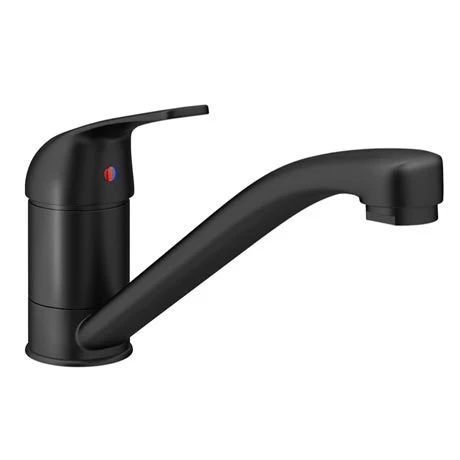 Neptune Black Single Lever Kitchen Sink Mixer Tap with Swivel Spout 1 Neptune Black Single Lever Kitchen Sink Mixer Tap with Swivel Spout