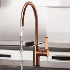 JTP Vos Rose Gold Single Lever Kitchen Sink Mixer