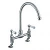 Bristan - Renaissance Deck Kitchen Sink Mixer - Brushed Nickel - RS-DSM-BN