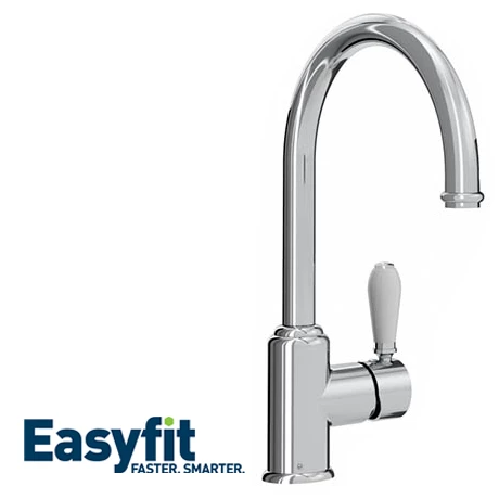 Bristan Renaissance Single Lever EasyFit Kitchen Sink Mixer - RS-SNKSL-EF-C 1 Bristan Renaissance Single Lever EasyFit Kitchen Sink Mixer - RS-SNKSL-EF-C